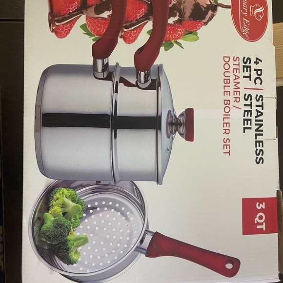 CULINARY EDGE 4 PC SET STAINLESS Steel